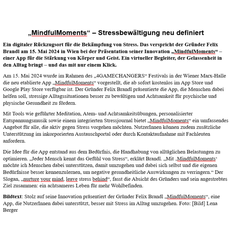 Folder hinten